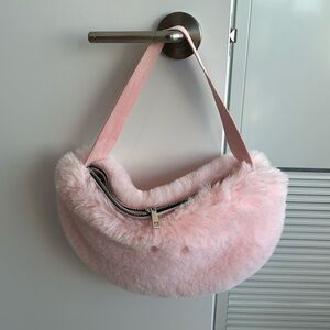 Urban outfitters furry pink bag